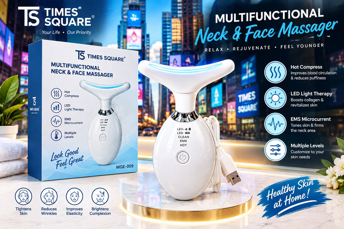 Times Square Multi functional Neck & Face Massager